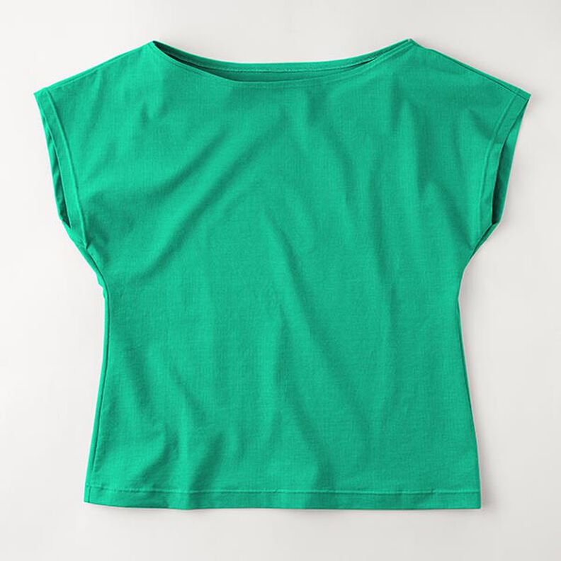 jersey di cotone medio tinta unita – verde,  image number 8