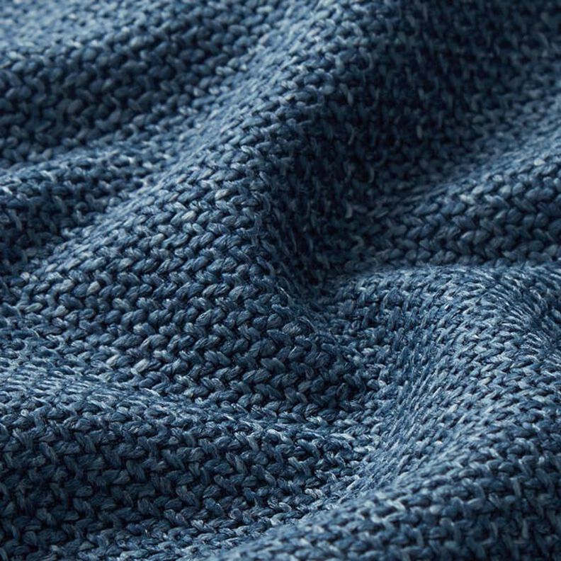 tessuto da tappezzeria tessuto spinato grosso Bjorn – colore blu jeans,  image number 2