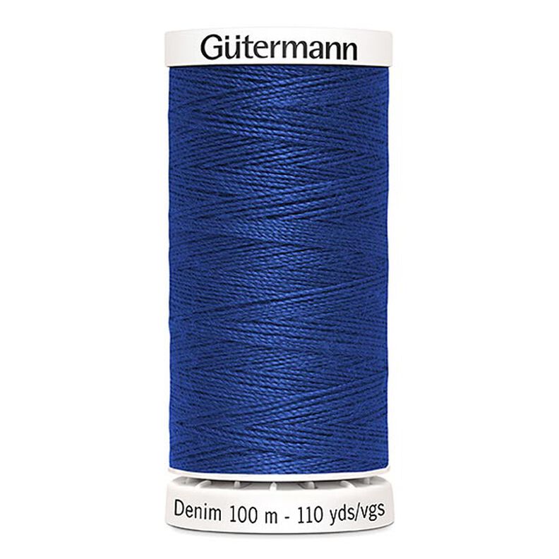 Filato per jeans [6756] | 100 m | Gütermann – blu reale,  image number 1