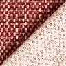 tessuto da tappezzeria Aspetto bouclé colorato – rosso Bordeaux/crema,  thumbnail number 3