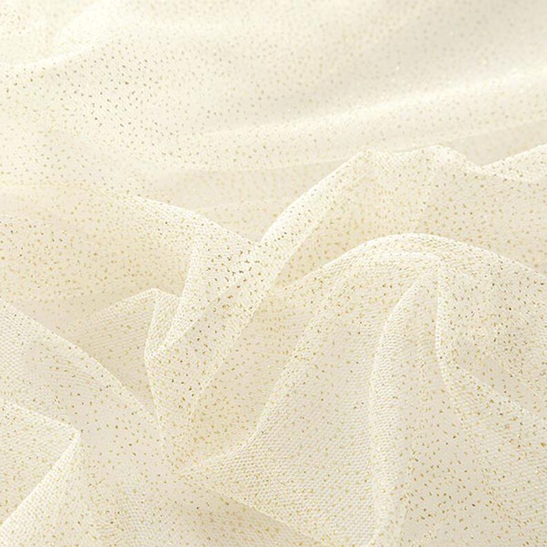 tulle glitter Royal – bianco lana/oro,  image number 4