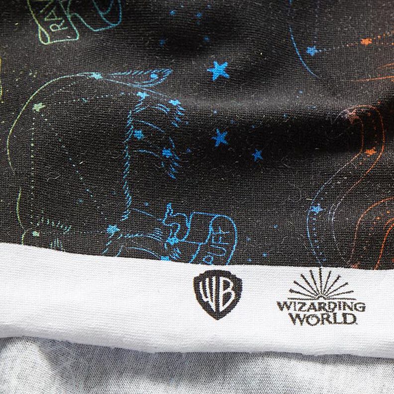jersey di cotone Tessuto oggetto di licenza animali araldici costellazioni Harry Potter | Warner,  image number 7