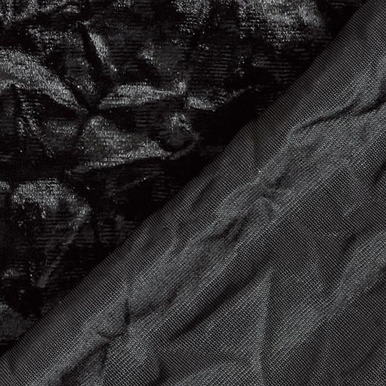 velluto stretch stropicciato – nero,  image number 4