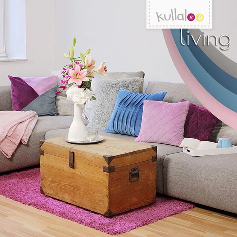Vellutino nicki SHORTY [1 m x 0,75 m | altezza pelo: 1,5 mm] - petrolio | Kullaloo,  image number 8