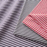 tessuto per polsini Righe tubolari – nero/bianco,  thumbnail number 5