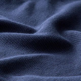 tessuto in maglia di cotone – blu marino, 