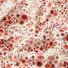 tessuto in cotone cretonne fiori di rosa – avorio/aragosta,  thumbnail number 2