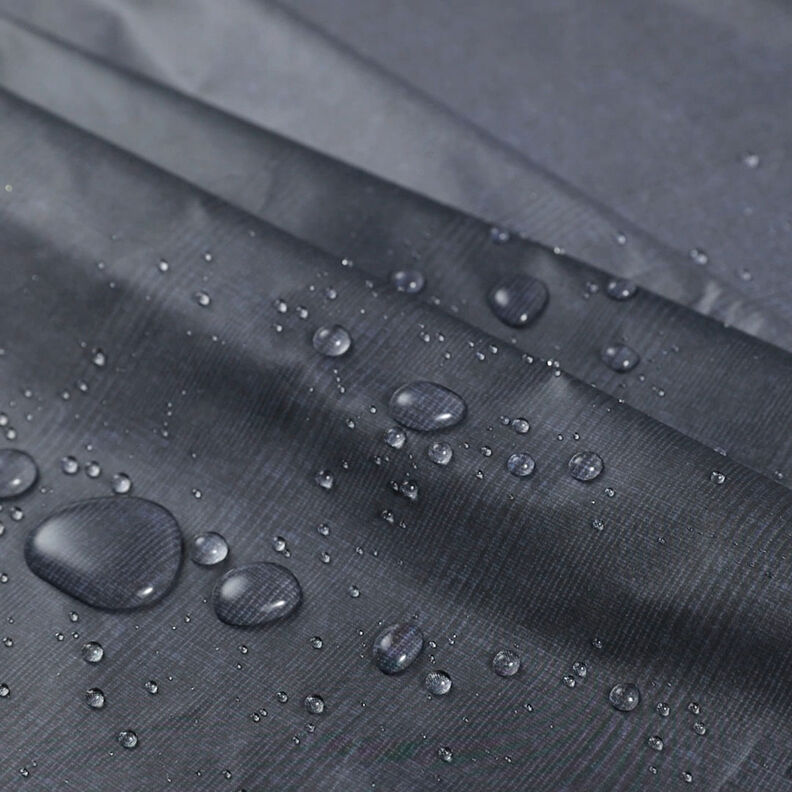 Tessuto a quadretti per impermeabili – blu notte,  image number 5