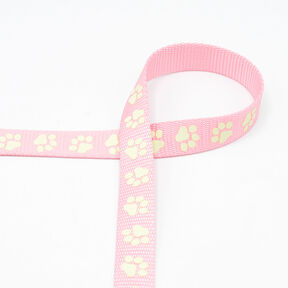 Nastro riflettente Guinzaglio per cani Zampe [20 mm] – rosa, 