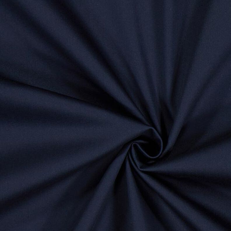 Satin in cotone stretch – blu notte,  image number 1