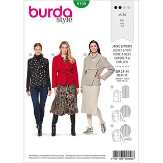giacca | gilè , Burda 6156 | 34-44, 