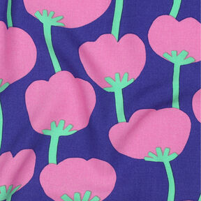 Lenzing Ecovero™ Poppies | Nerida Hansen – blu marino/pink, 