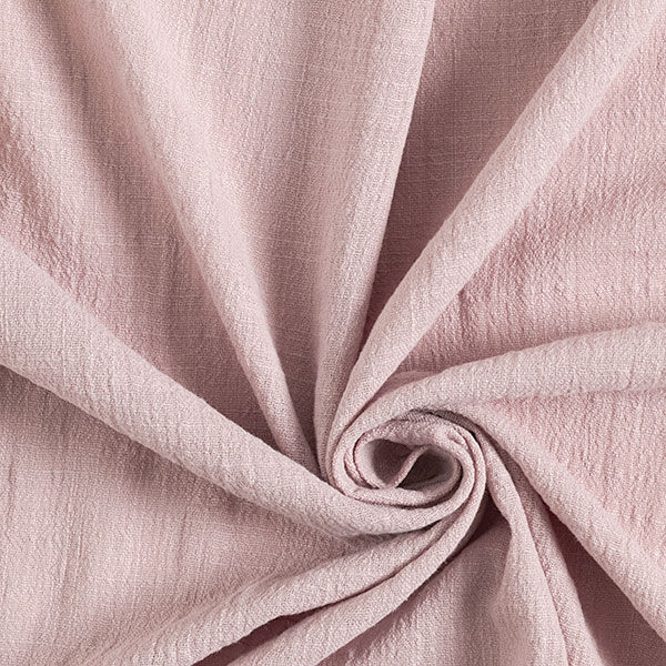 tessuto in cotone effetto lino – rosa anticato, image number 1