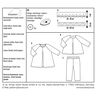 abito neonata / camicetta / pantalone, Burda 9348 | 68 - 98,  thumbnail number 8