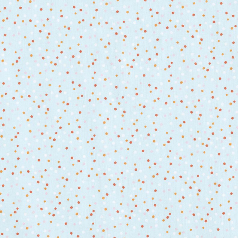 tessuto in cotone cretonne Piccoli pois – azzurro,  image number 1