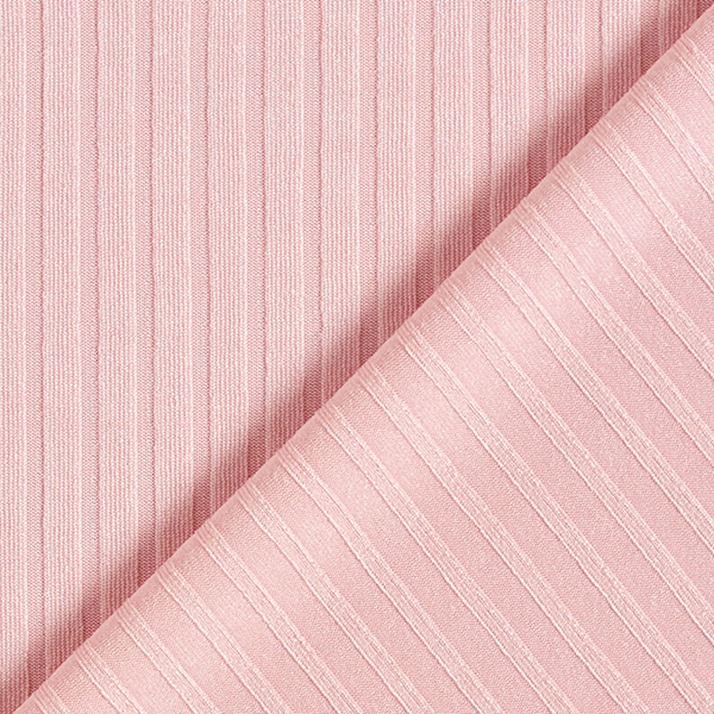 Maglia a coste, tinta unita – rosé,  image number 4