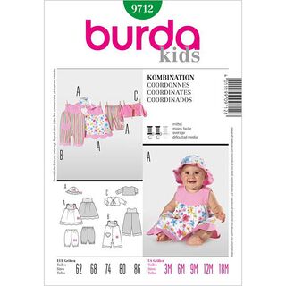 Tuta / abito / pantalone / giacca, Burda 9712, 