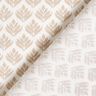 cotone rivestito Soggetti astratti – bianco/anacardo,  thumbnail number 4