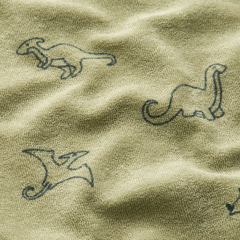 Maglia in spugna Dinosauri – greige,  image number 2