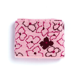 GOTS tessuto in maglia bio per bordi e polsini CUFF ME REMEMBER ME Forget-Me-Not [140 cm | 7,5 cm] |, 