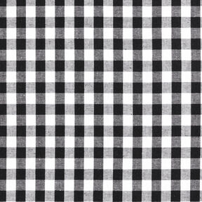 tessuto in cotone Quadro vichy 1 cm – nero/bianco, 