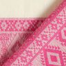 fine tessuto in cotone, motivo a losanghe – bianco lana/pink,  thumbnail number 4