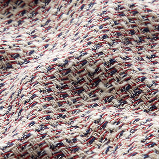 tweed in cotone con effetto glitter – bianco lana, 