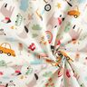 popeline di cotone Cani in movimento– bianco lana,  thumbnail number 3