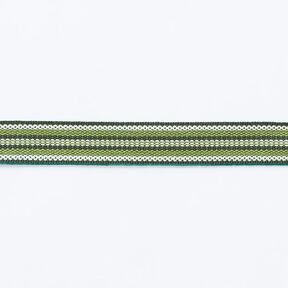 nastro tessuto motivo etnico [ 15 mm ] – verde scuro/verde erba, 