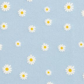 Jersey a nido d’ape margherite – blu-argento, 