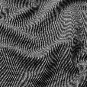 Maglia in tinta unita con effetto jeans – nero, 