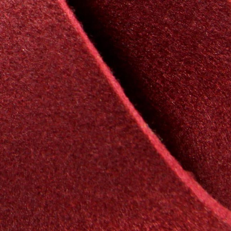 Feltro 45 cm / 4 mm di spessore – rosso Bordeaux,  image number 3