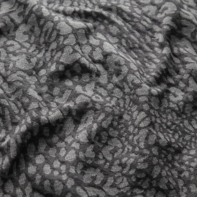 Tessuto jacquard leopardato – grigio chiaro/grigio scuro, image number 2