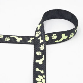 Nastro riflettente Guinzaglio per cani [20 mm] – nero, 