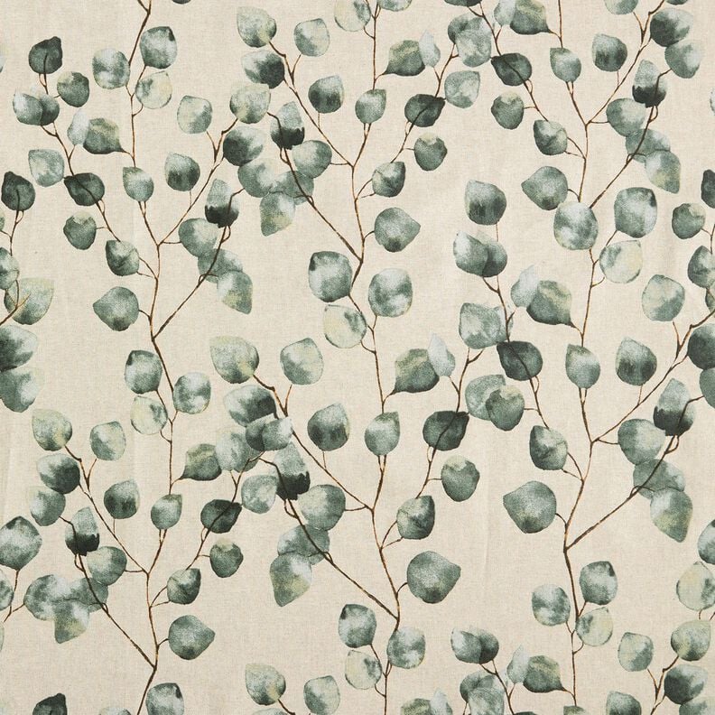 cotone rivestito Rami di eucalipto – naturale,  image number 1