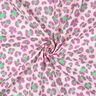 mussolina / tessuto doppio increspato Stampa leopardata colorata | Poppy Fabrics – avorio/verde,  thumbnail number 3