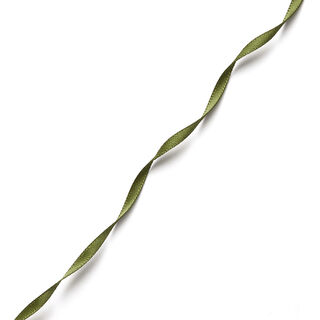 Nastro in satin [3 mm] – verde oliva, 