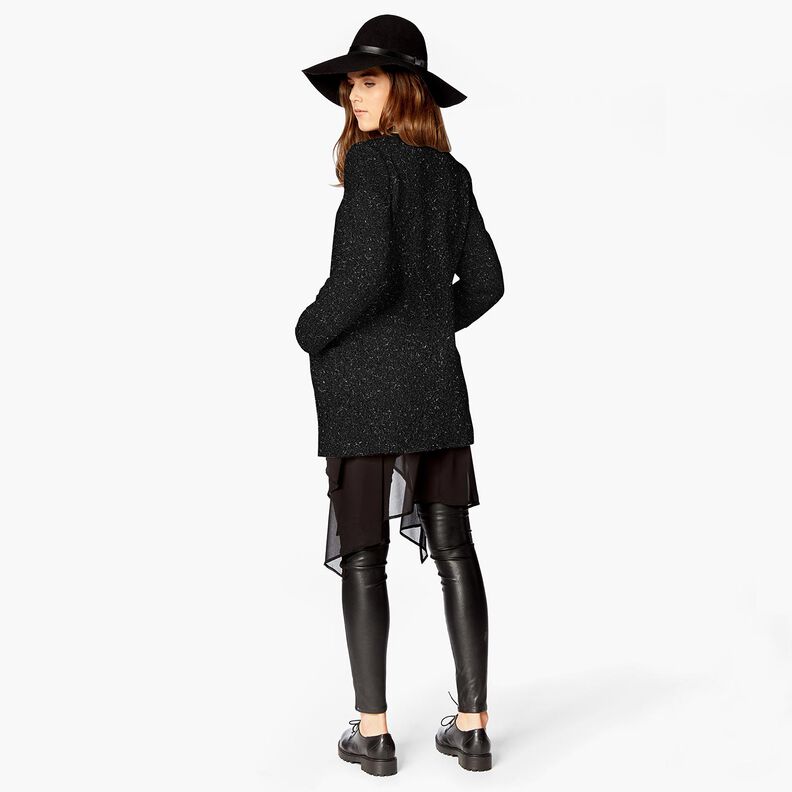 maglia bouclé fili glitter – nero, image number 5