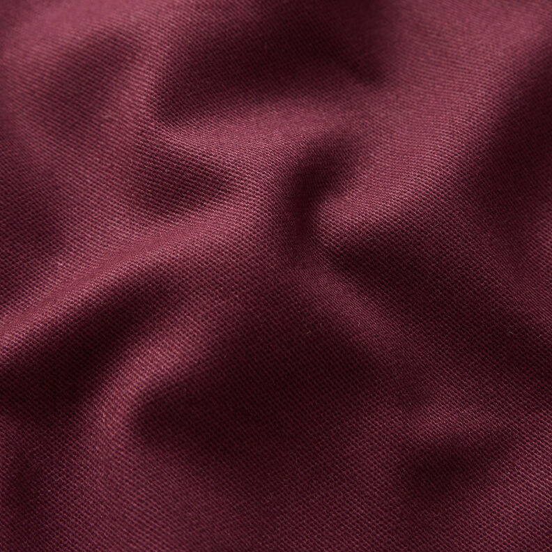 tessuto spinato in cotone stretch – rosso merlot, image number 2