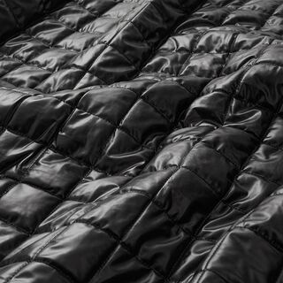 Tessuto trapuntato a rombi – nero, 