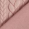 Jersey jacquard, cloqué, motivi a treccia – rosé,  thumbnail number 4