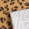 tessuto arredo mezzo panama Motivo leopardato – moca/nero,  thumbnail number 5