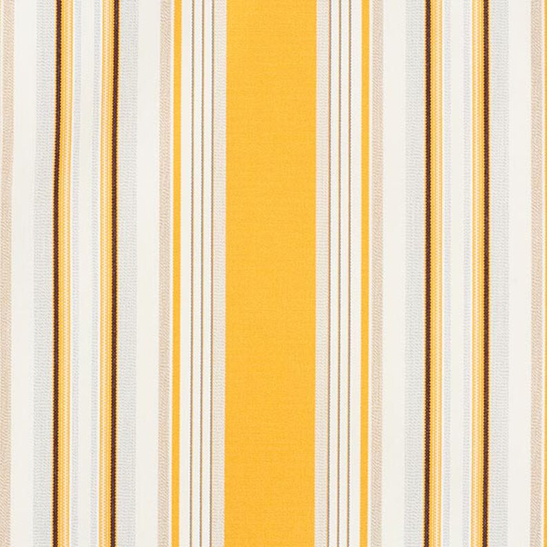 tessuto per tende da sole righe mélange – giallo/grigio chiaro,  image number 1