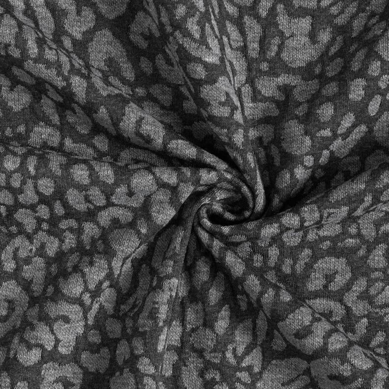 Tessuto jacquard leopardato – grigio chiaro/grigio scuro, image number 4