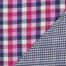 mussolina / tessuto doppio increspato Quadri double face | Poppy Fabrics – lillà/blu marino,  thumbnail number 4