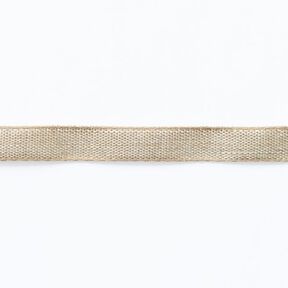 nastro tessuto lino/cotone [ 10 mm ] – beige, 