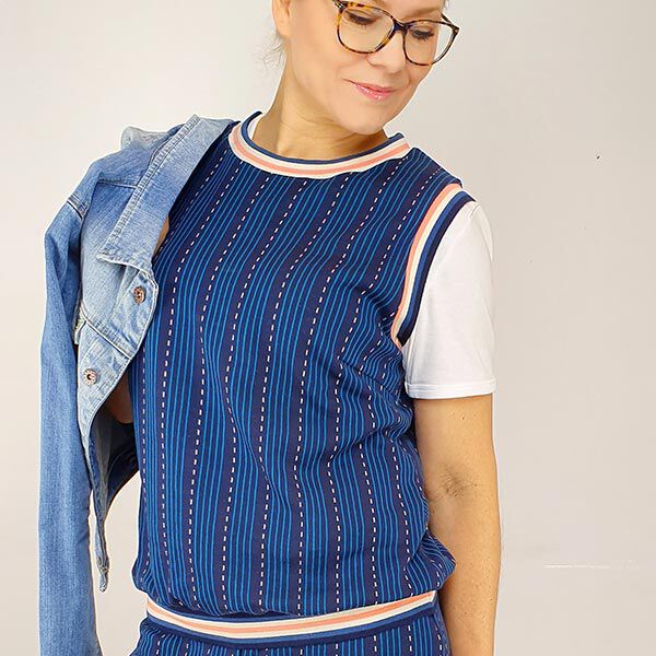 GOTS tessuto in maglia bio per bordi e polsini CUFF ME COLLEGE [140 cm | 7,5 cm] | Albstoffe,  image number 3
