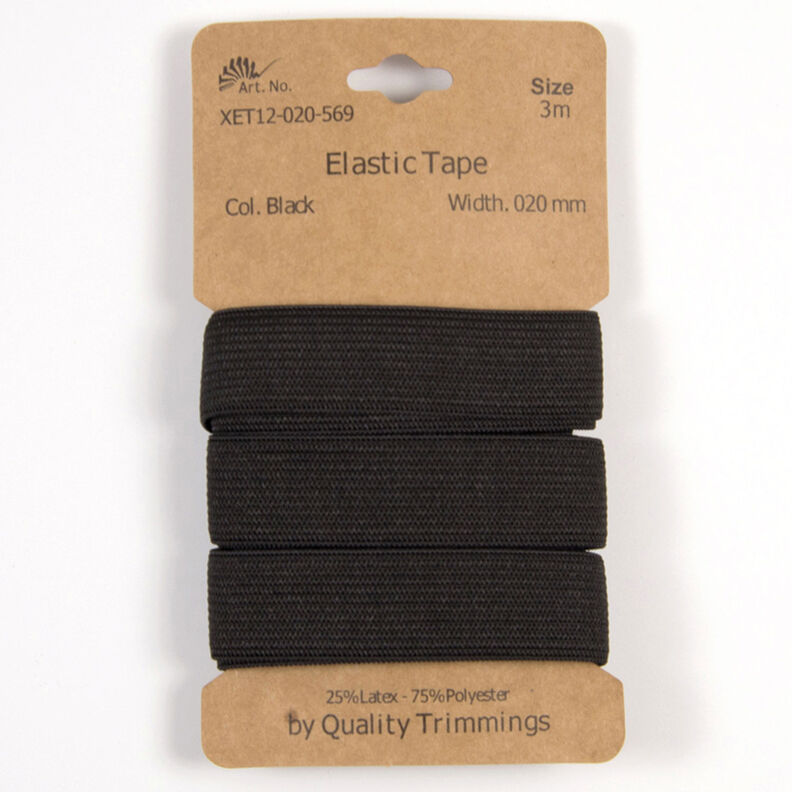 Fascia elastica [3m| 20 mm] – nero,  image number 1