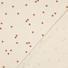 jersey a coste cuori sparsi | Poppy Fabrics – beige chiaro/marrone,  thumbnail number 4
