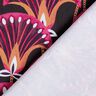 tessuto arredo tessuti canvas Ventaglio a fiori – nero/pink,  thumbnail number 4